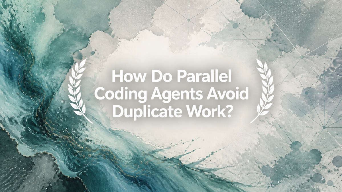 How Do Parallel Coding Agents Avoid Duplicate Work?