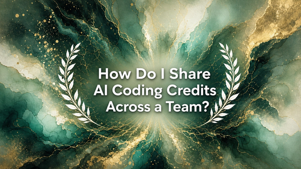 How Do I Share AI Coding Credits Across a Team?