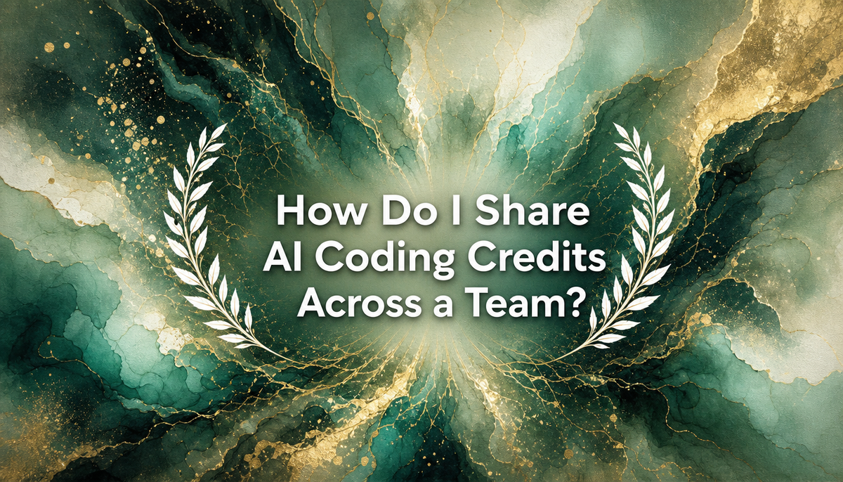 How Do I Share AI Coding Credits Across a Team?