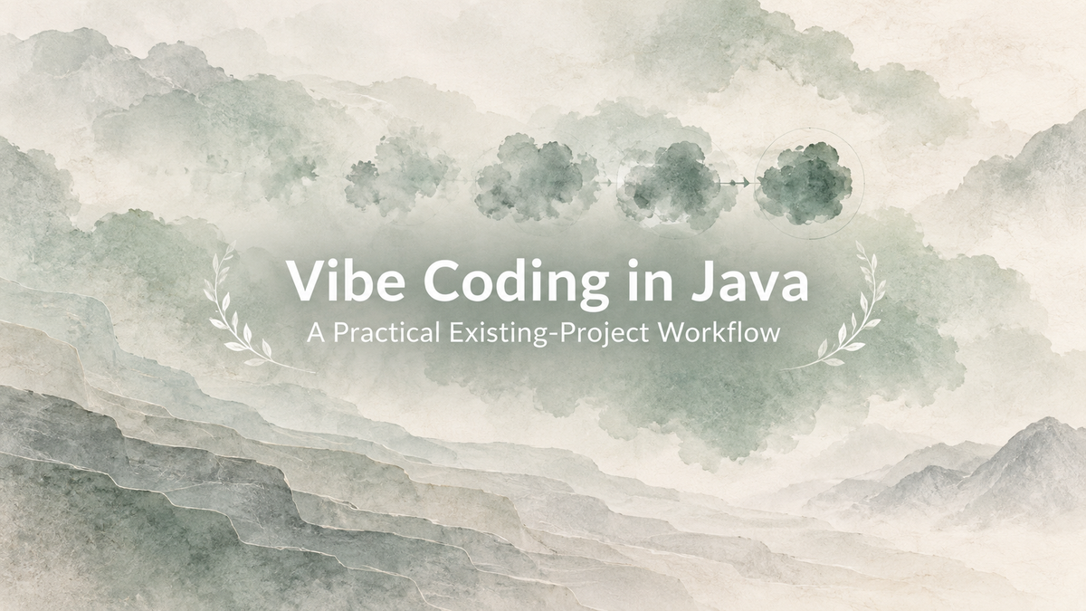Vibe Coding in Java: A Practical Existing-Project Workflow