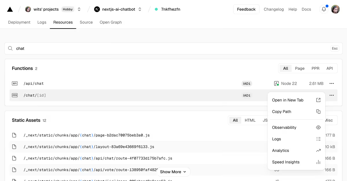 Each drop is a new project, no push-to-deploy