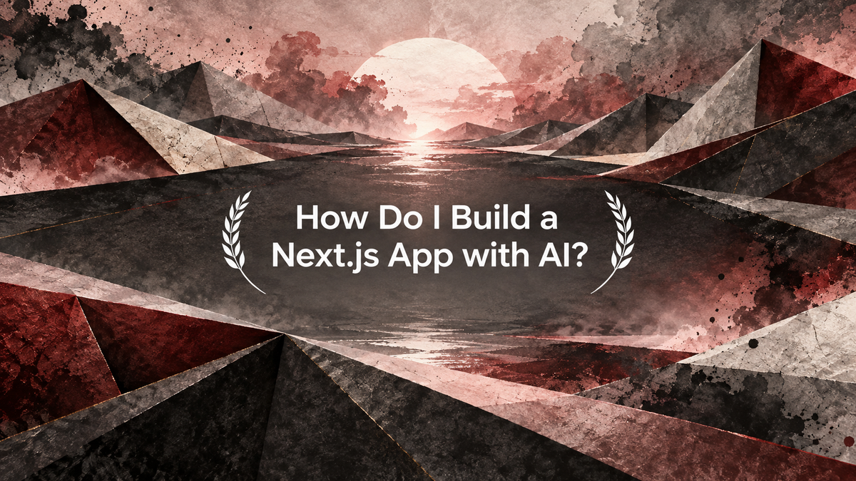 How Do I Build a Next.js App with AI?