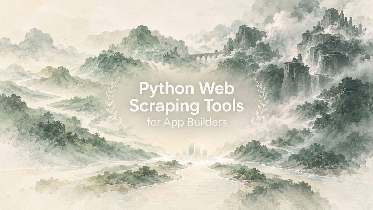 Python Web Scraping Tools for App Builders