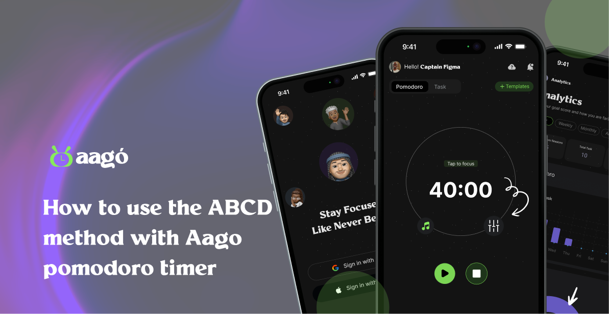 Maximize Your Productivity: How to Use the ABCDE Method with Aago’s Pomodoro Timer