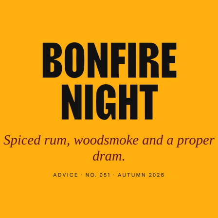 Bonfire Night Deserves a Proper Drink