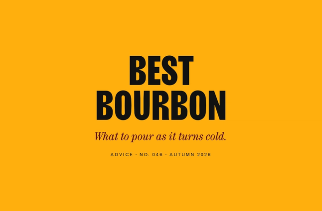 Best Bourbon: What to Pour as It Turns Cold