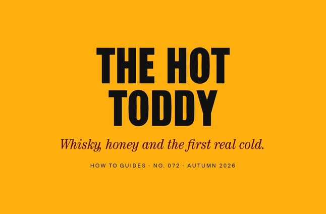 How to Make a Hot Toddy (Without Wasting Good Whisky)