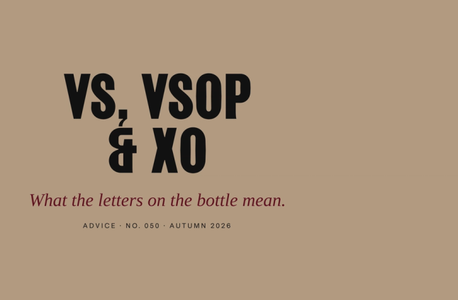 What VS, VSOP and XO Really Tell You About Cognac