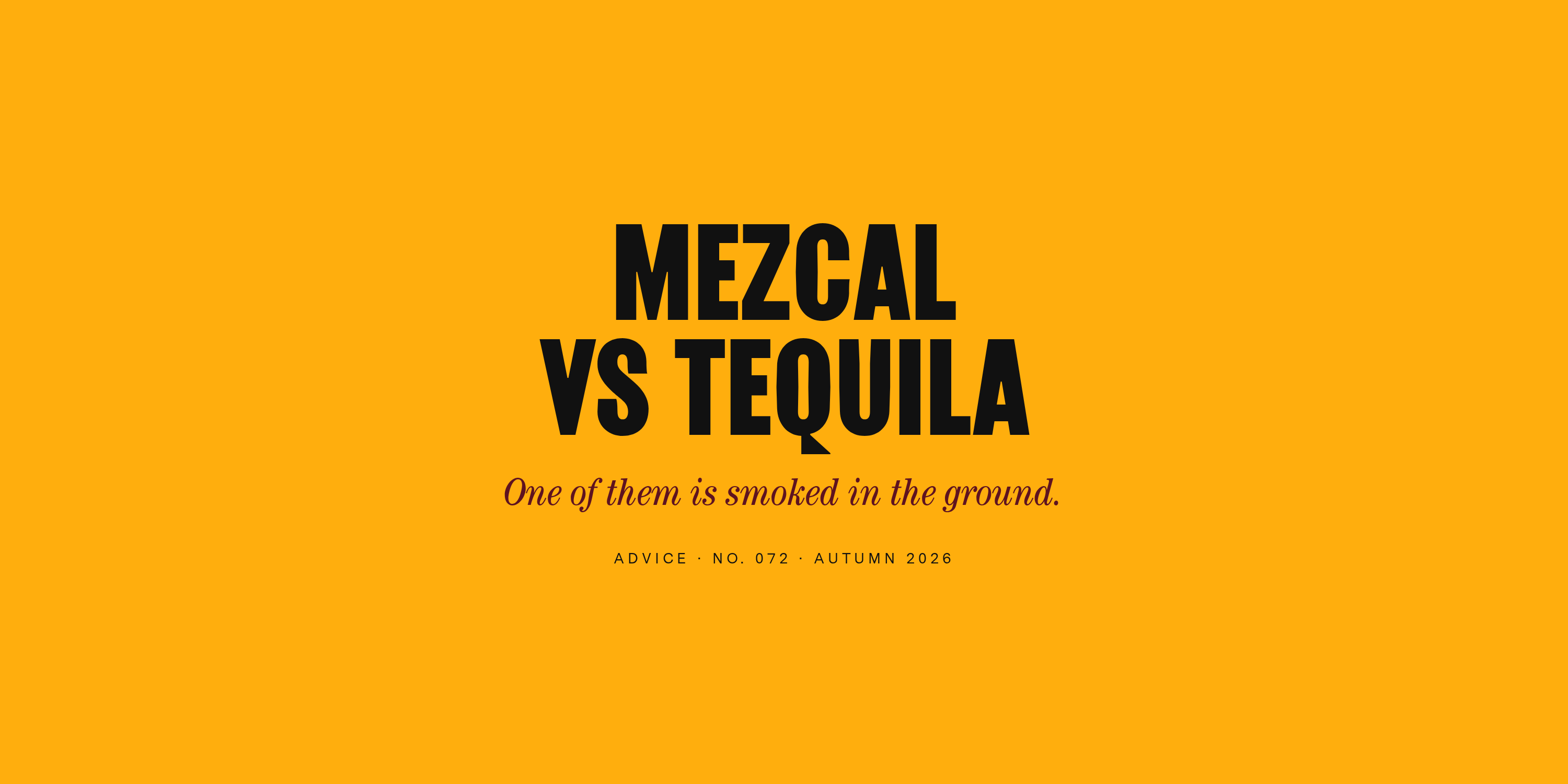 Mezcal vs Tequila: What's the Difference, Really?