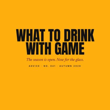 Game Season Is Open. What Should Be in the Glass?