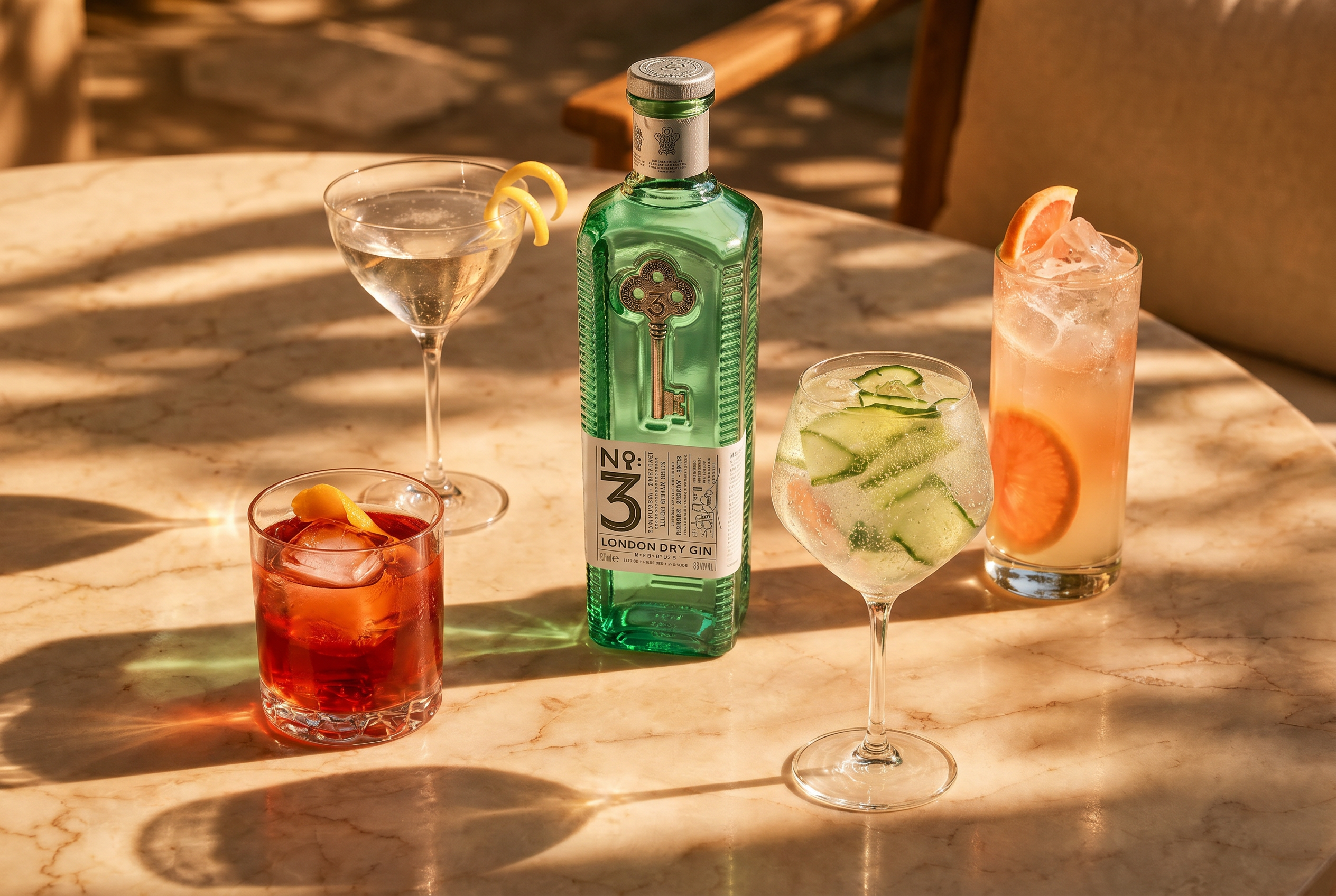 No.3 Gin, Four Ways