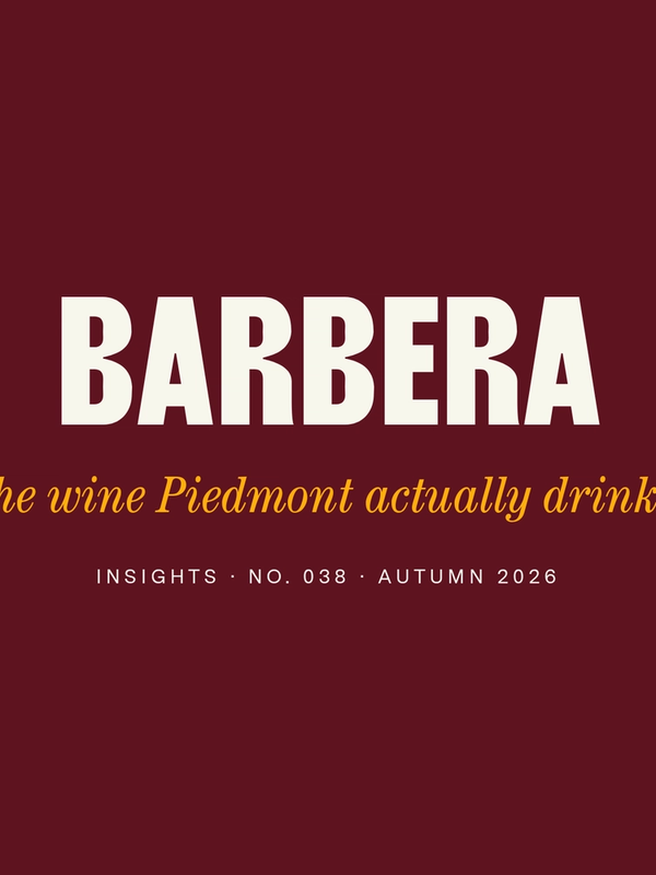 Barbera: The Wine Piedmont Actually Drinks