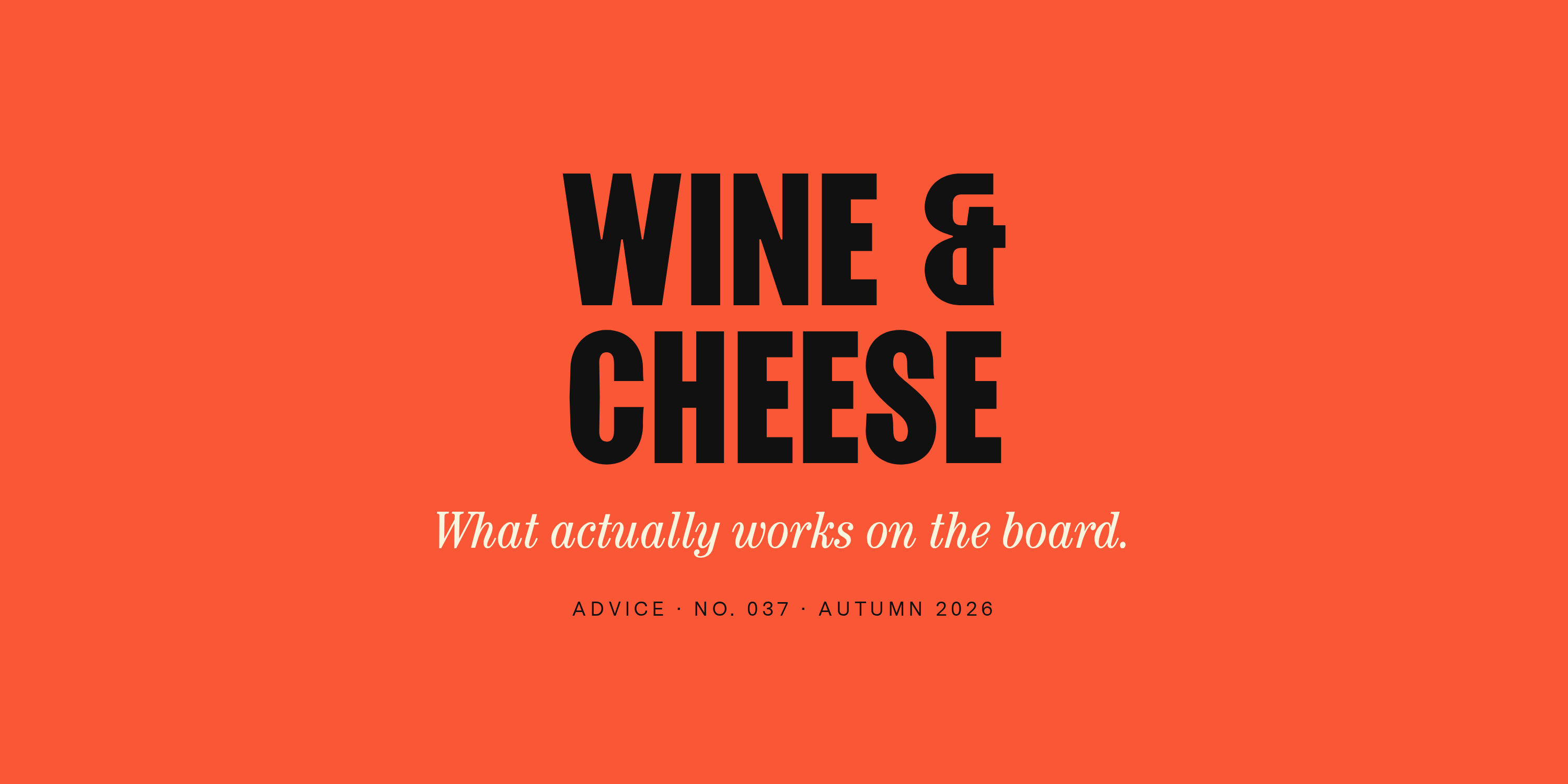 What wine goes with cheese?