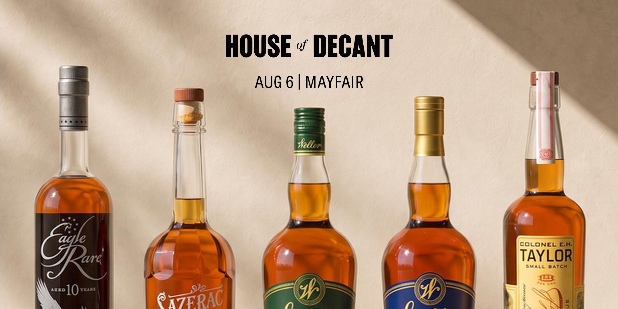 The Sazerac Whiskey Tasting