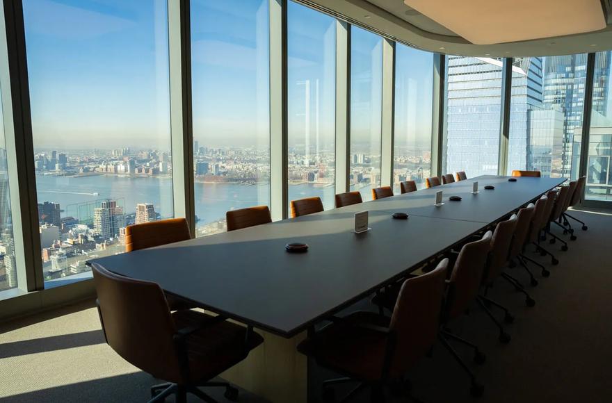 Law office overlooking New York City