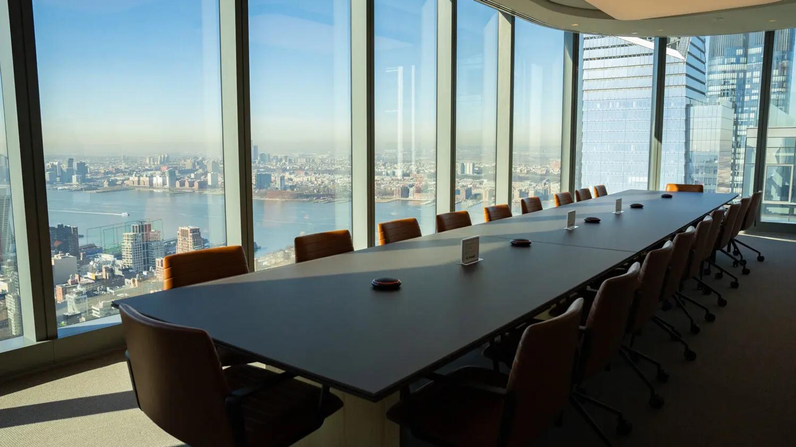 Law office overlooking New York City