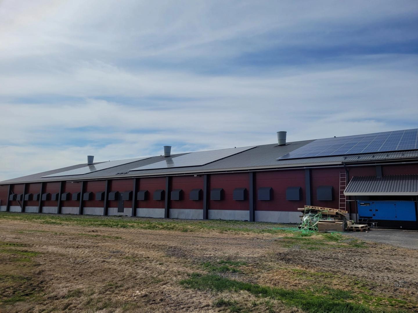 Aurinkovoimala maatalousyritykselle