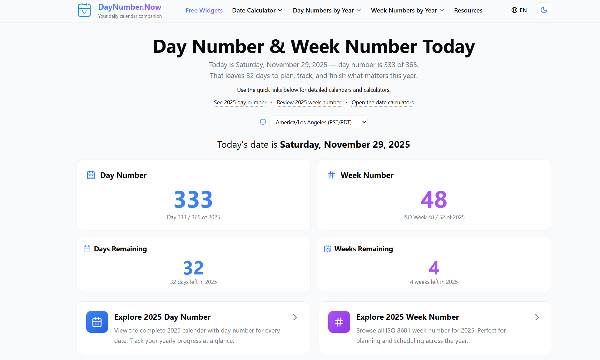 image of Day Number Now