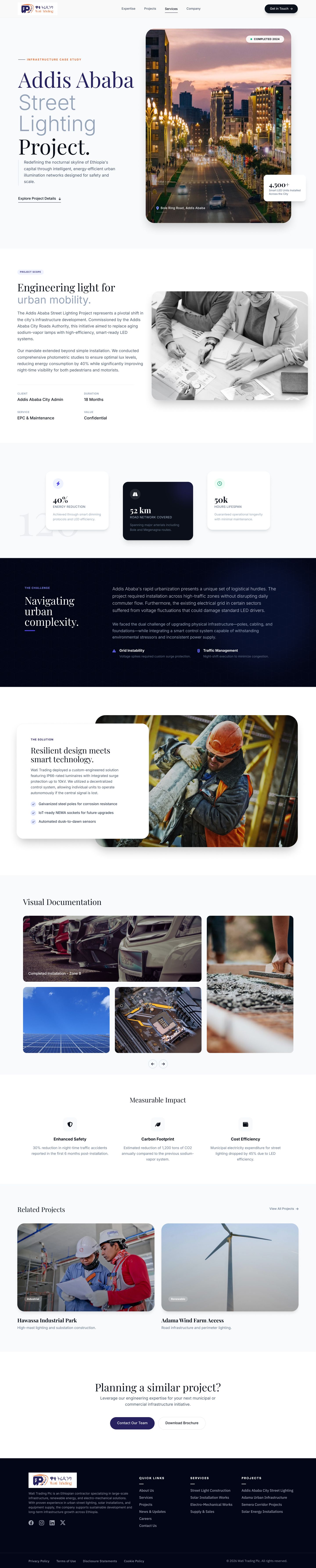 Project Detail Page