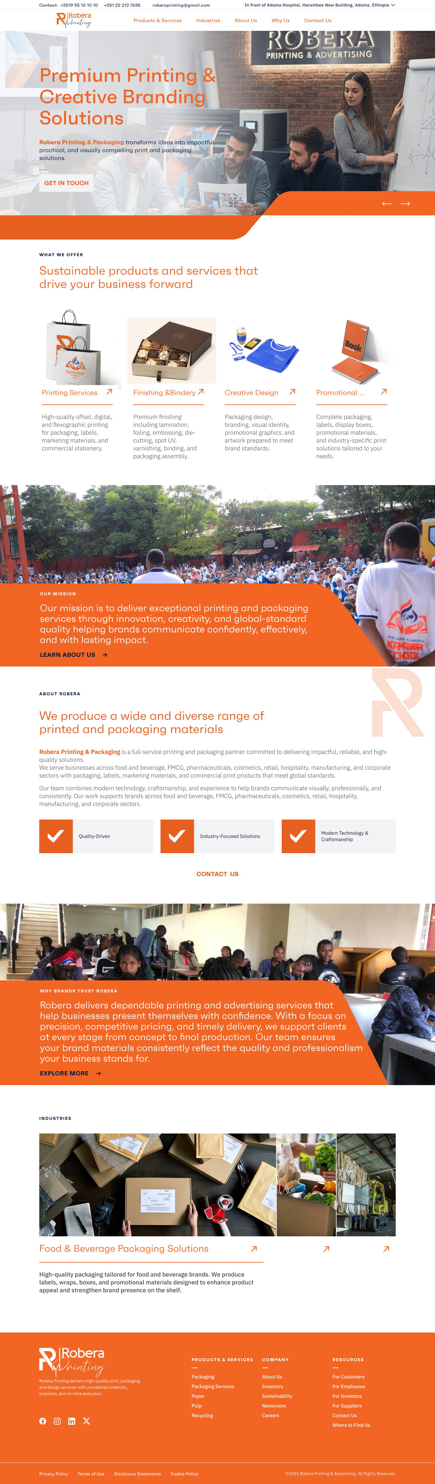 Landing Page