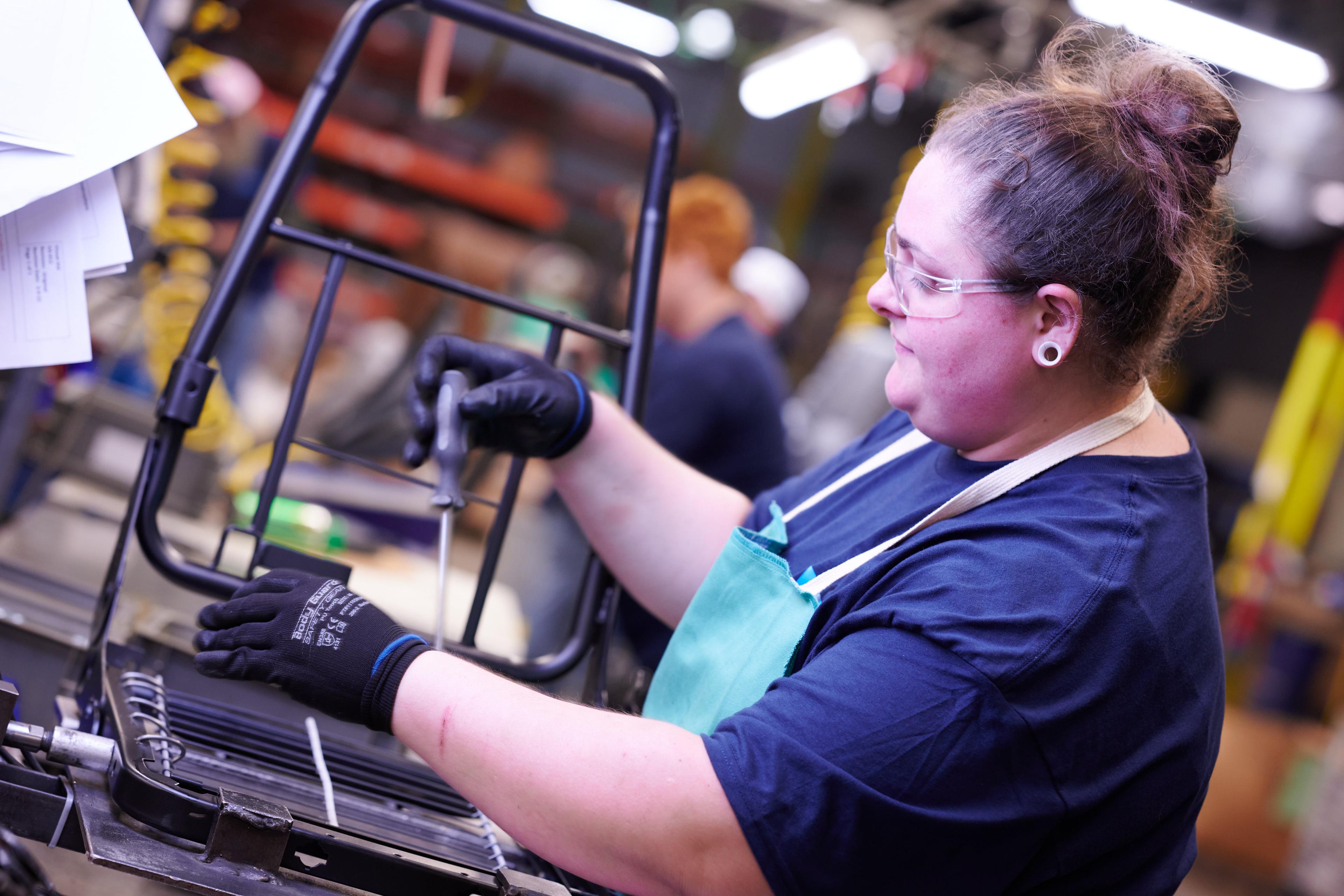 One of Our Manufacturing Experts Working To Source Truck Parts