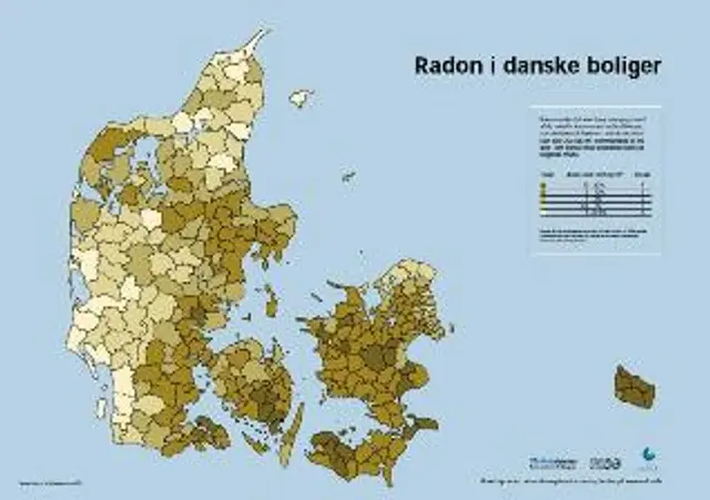 Radonkort for kommune