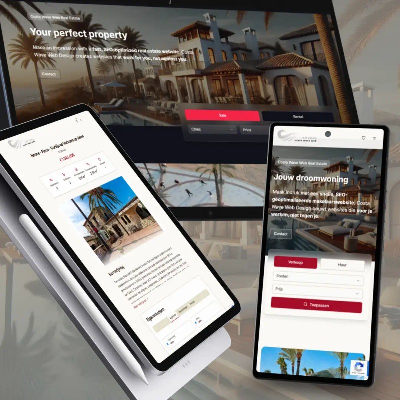 Vastgoed Template Showcase | Moderne Website Ontwikkeling Costa Blanca