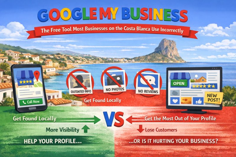 Google Business Profile: het gratis hulpmiddel dat de meeste bedrijven op de Costa Blanca verkeerd gebruiken