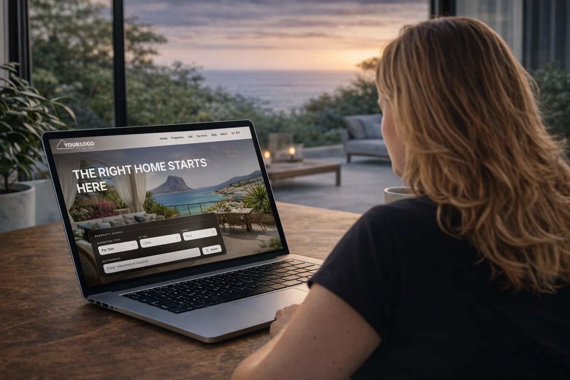 Real estate website design for agencies on the Costa Blanca