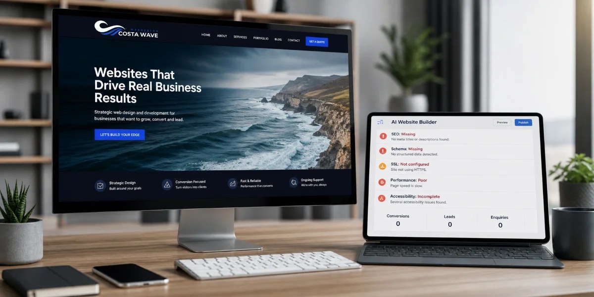 Waarom een AI-website geen klanten oplevert
