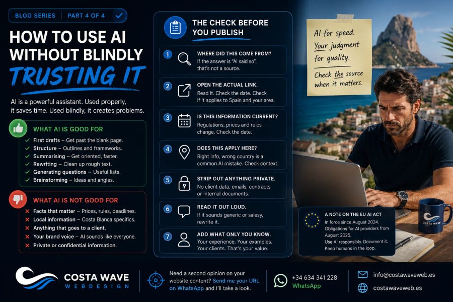 How to use AI without blindly trusting it | Costa Blanca