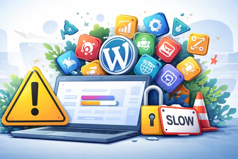Te veel WordPress-plugins vertragen en verzwakken je website