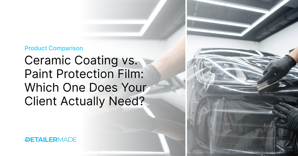 Ceramic Coating vs. Paint Protection Film: Which One Does Your Client Actually Need?