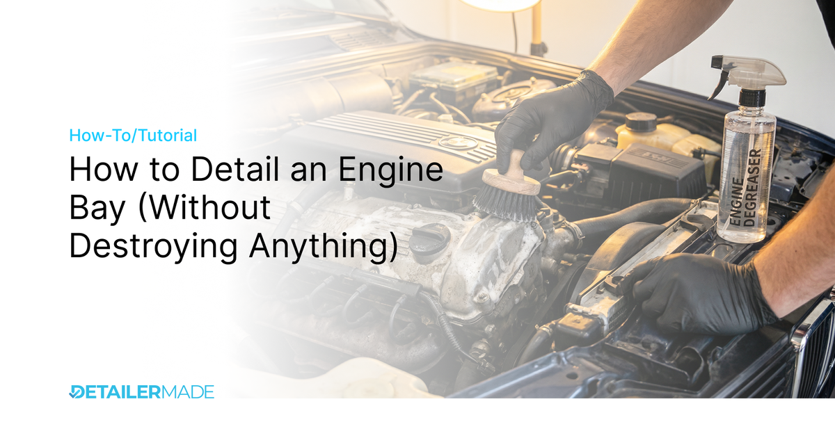 How to Detail an Engine Bay (Without Destroying Anything)