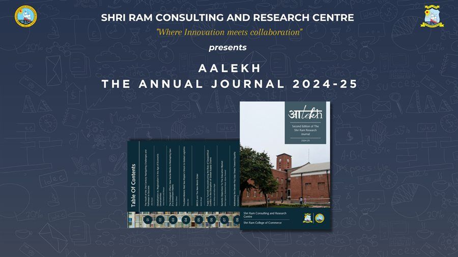 Cover of Aalekh 2025 - Annual Journal