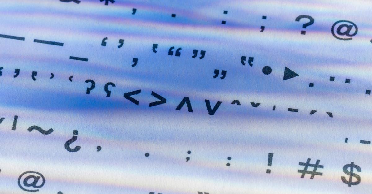 Typing Punctuation On A Lenovo Thinkpad