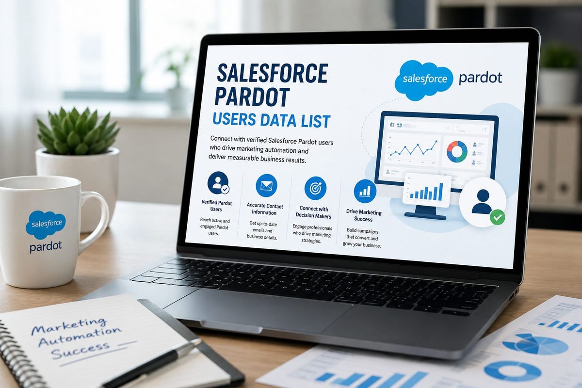 Salesforce Pardot marketing automation users data list