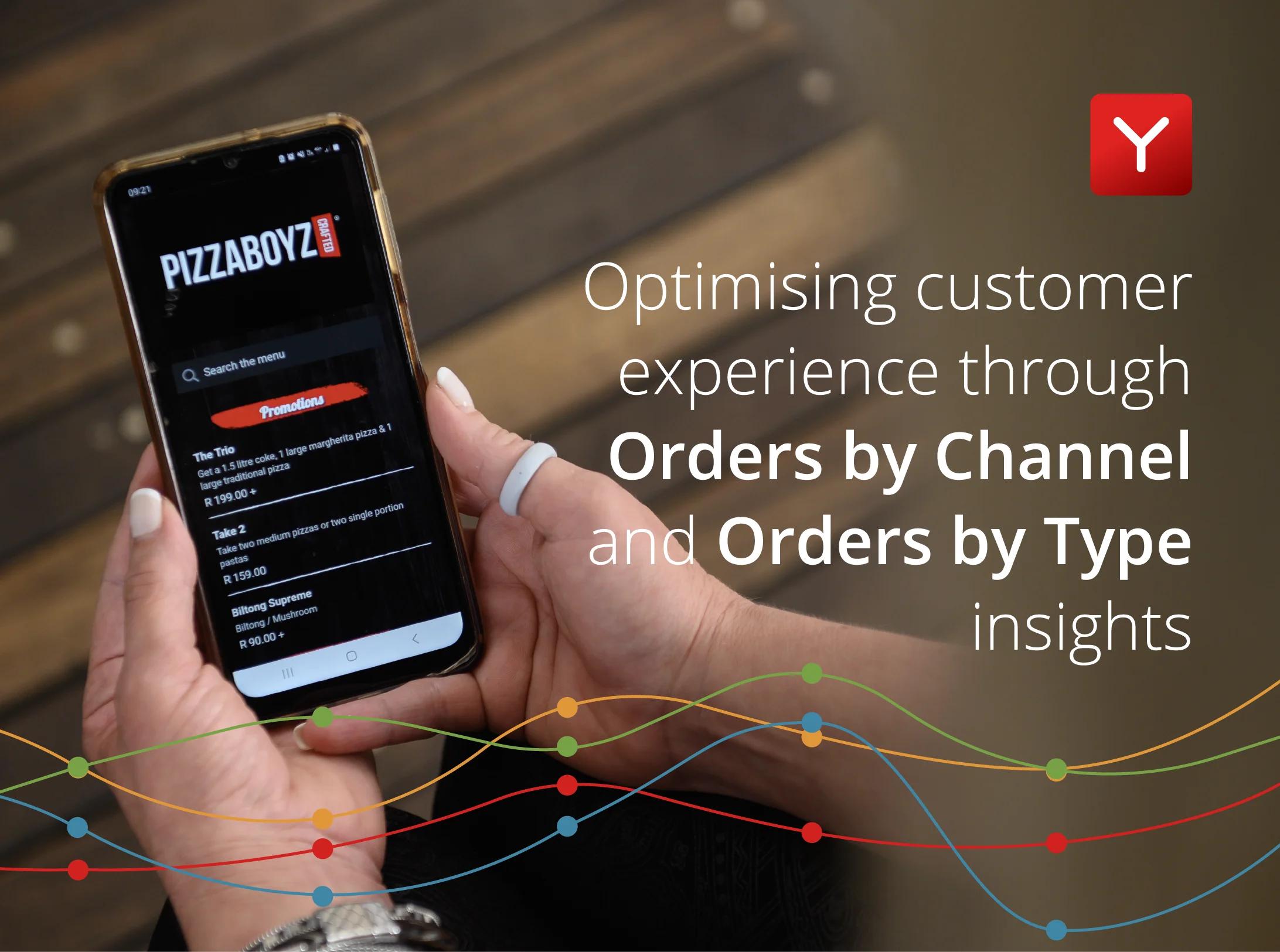 Optimising customer experience through Orders by Channel and Orders by Type insights