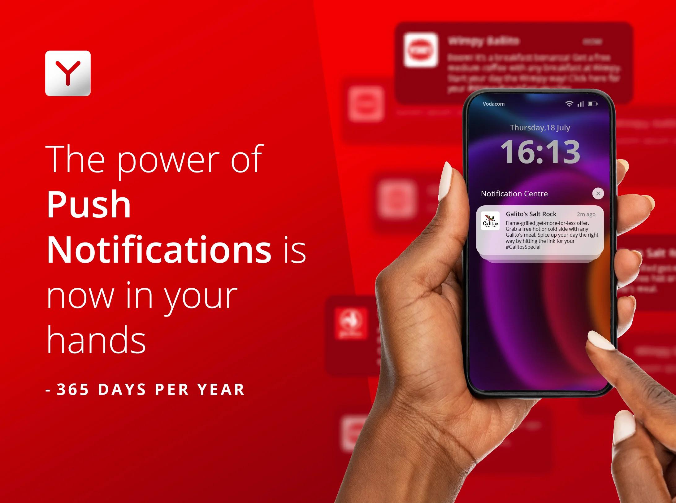 The power of Push Notifications is now in your hands – 365 days per year