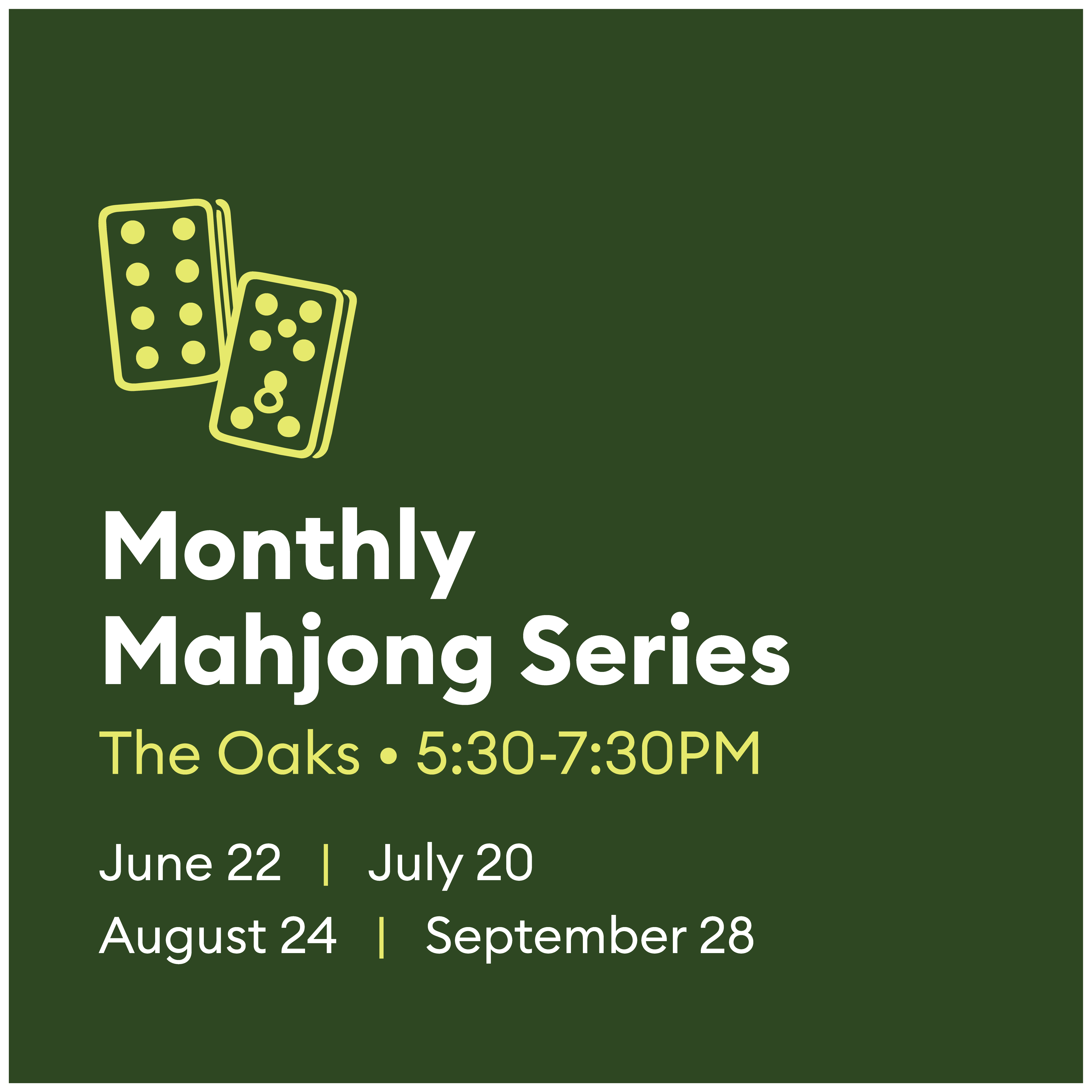 Monthly Mahjong Series