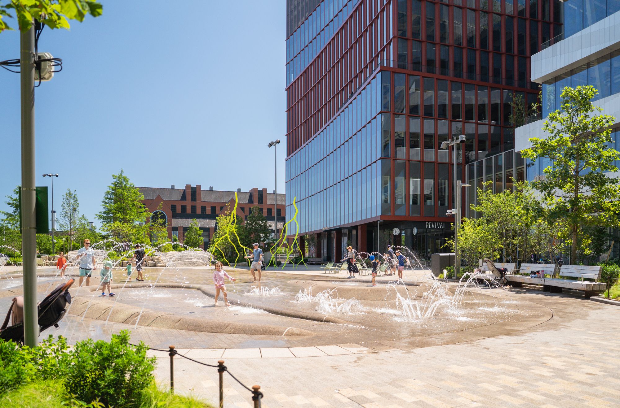 Splashpad Sundays by the Fountain