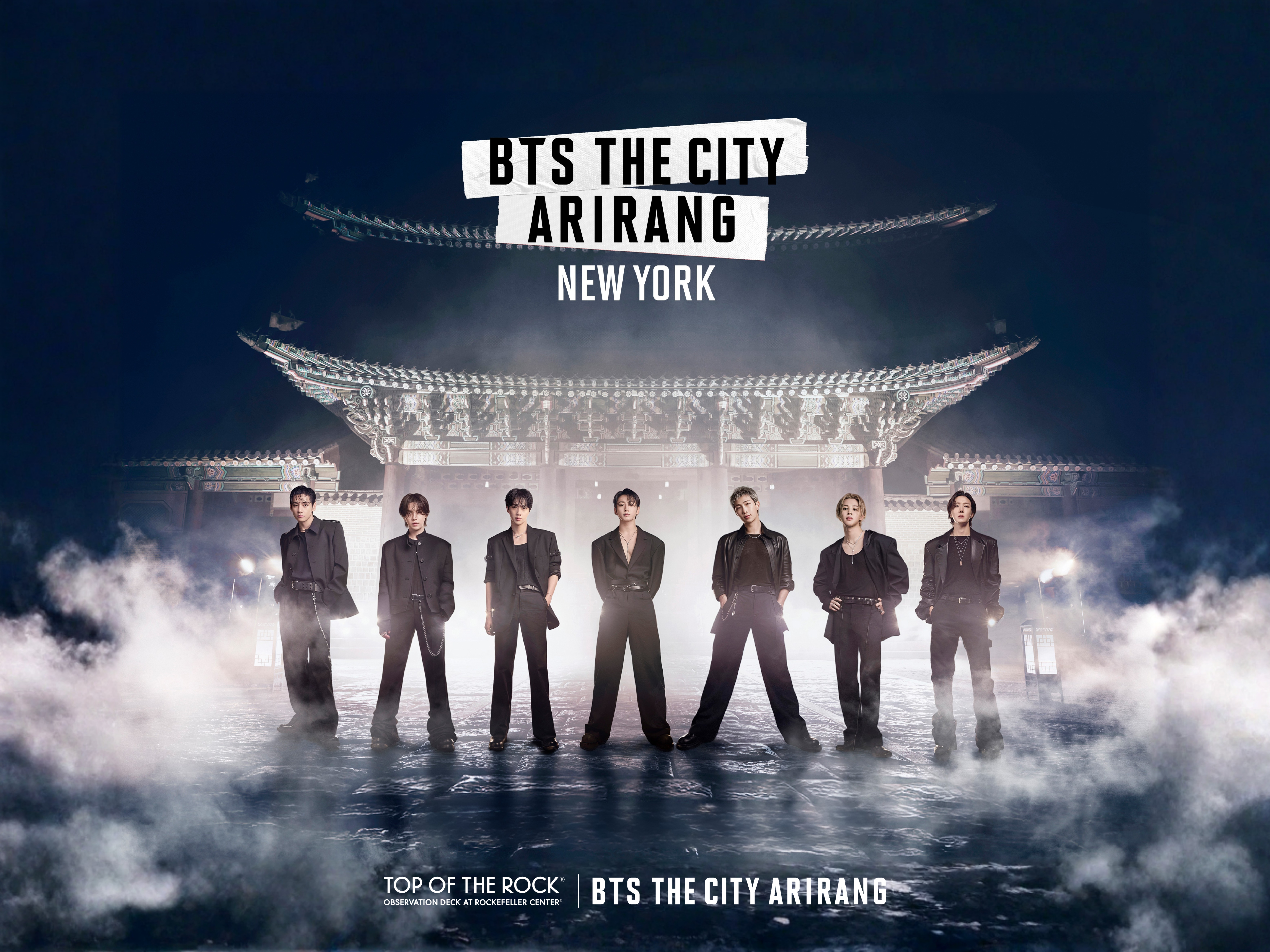 BTS THE CITY ARIRANG at Top of the Rock