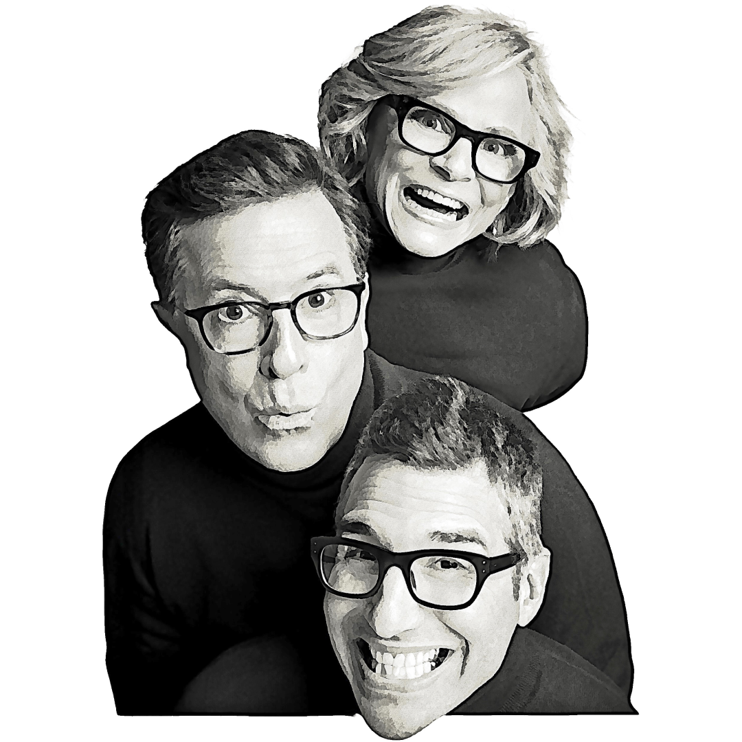 Amy Sedaris, Stephen Colbert, and Paul Dinello of "Strangers with Candy"