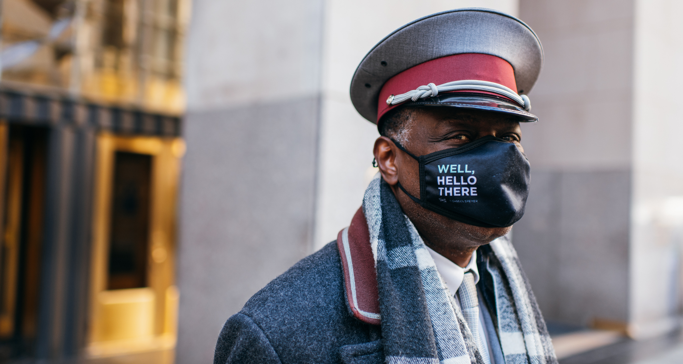 CJ, The Mayor of Rockefeller Plaza, ready to greet visitors at Rockefeller Center 