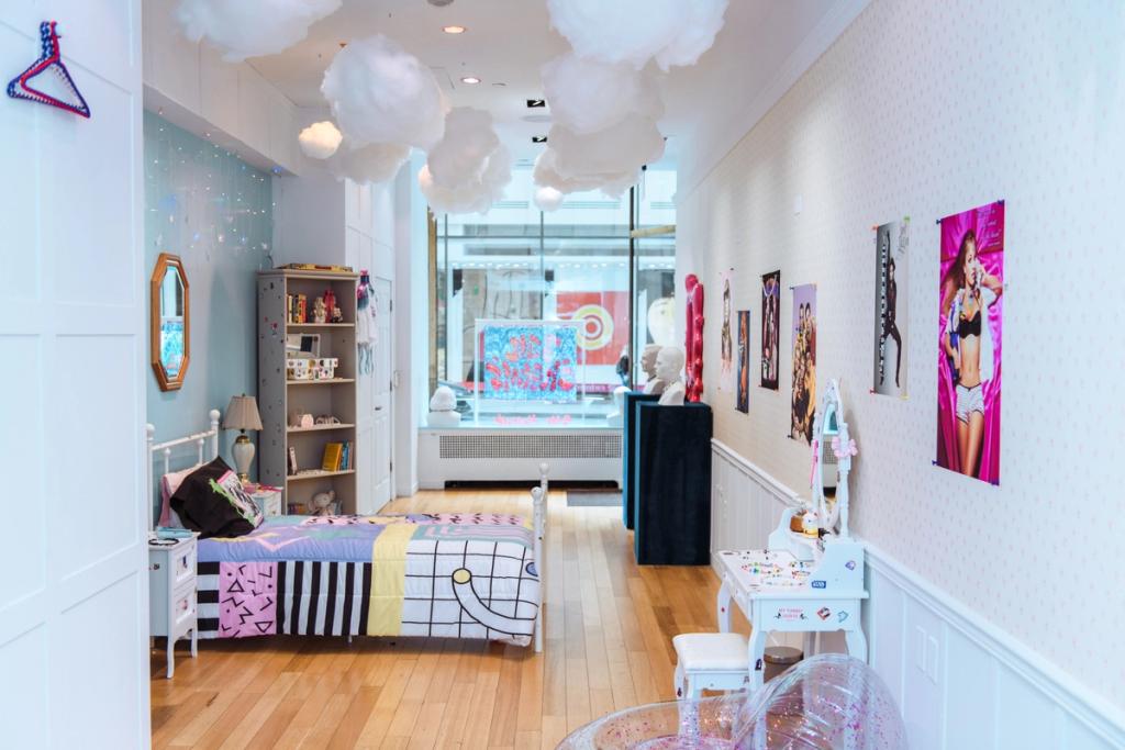 Interior of the Ian Charms store at Rockefeller Center