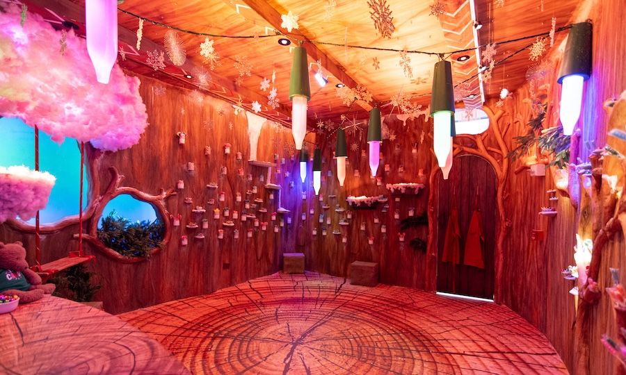 Entryway of The Candy Cottage of Christmas Magic