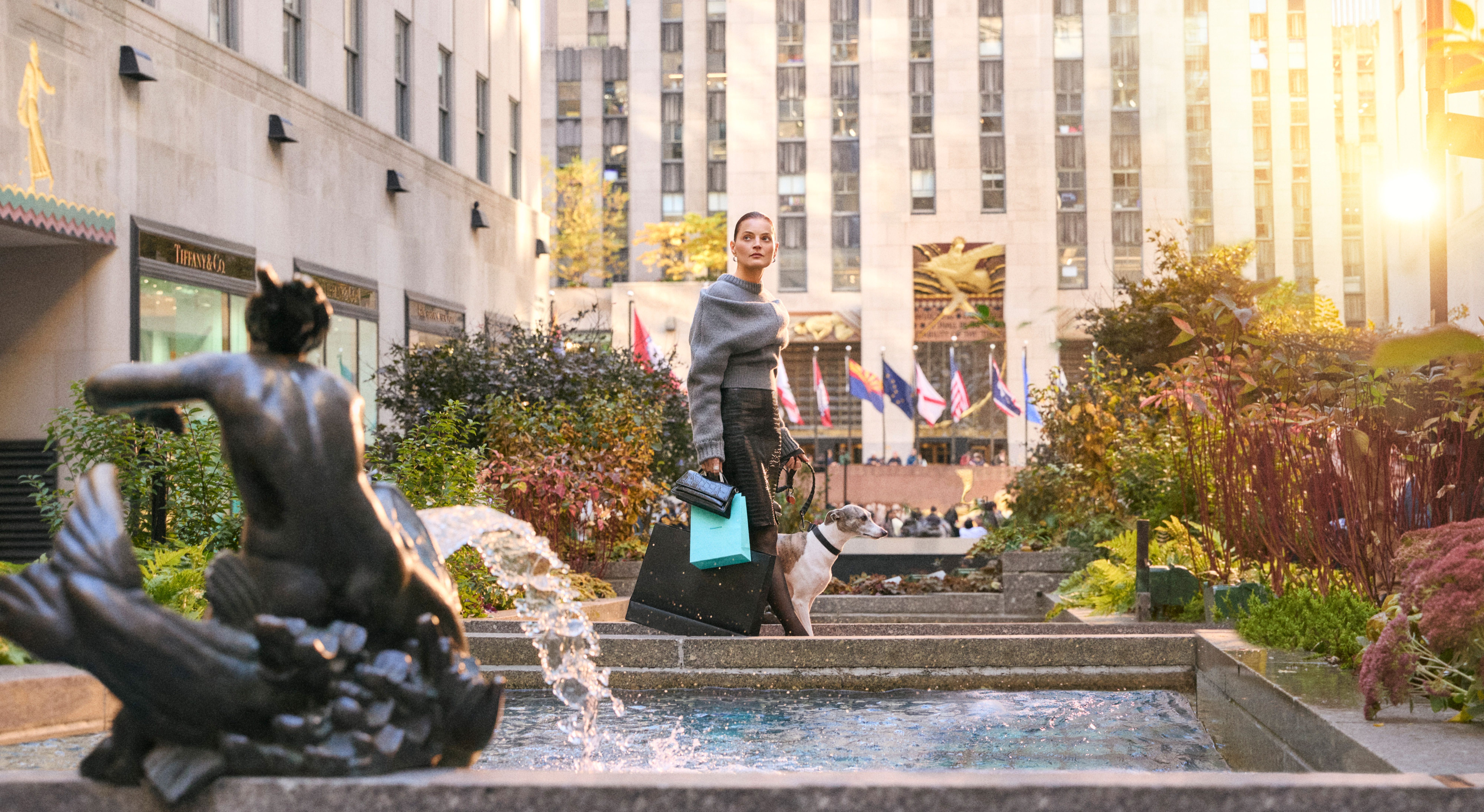 shopping at rockefeller center