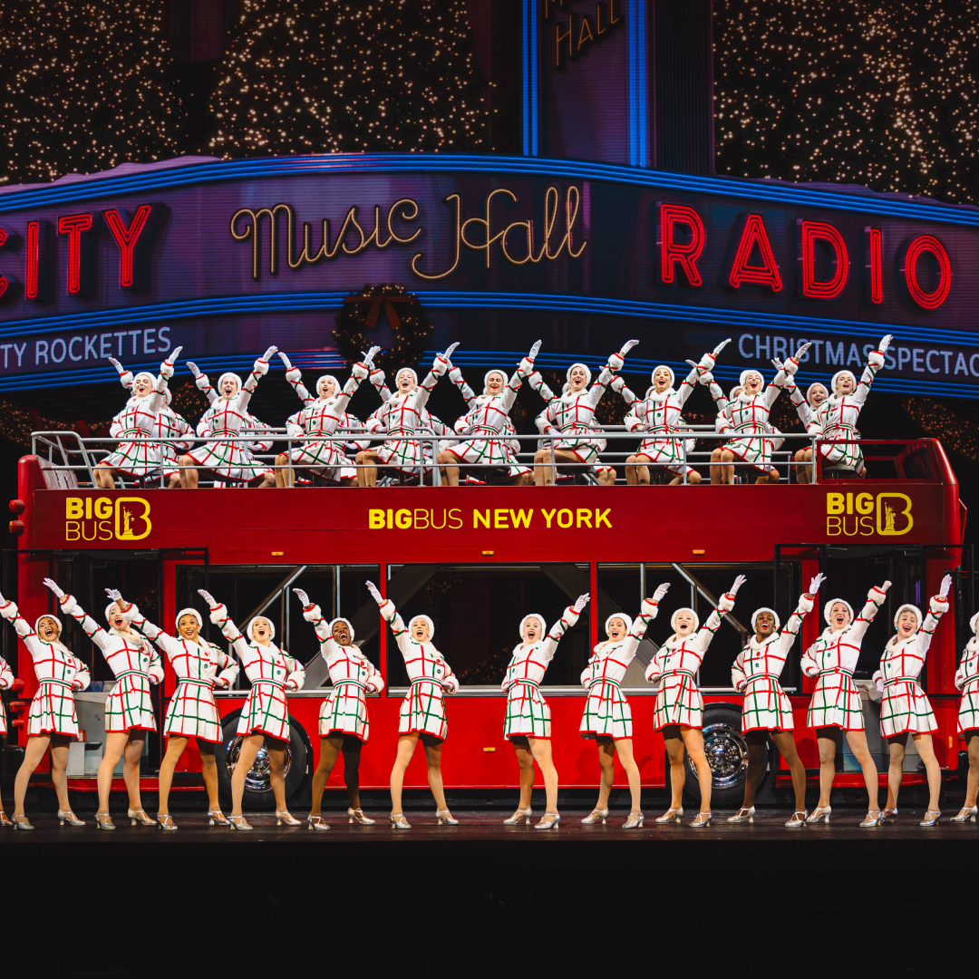 The Radio City Rockettes performing during the Christmas Spectacular