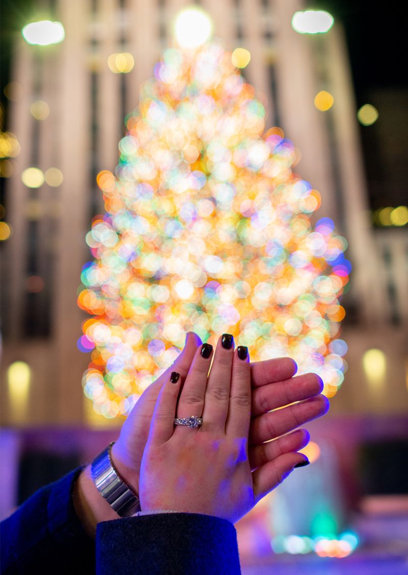 Engagement at Rockefeller Center