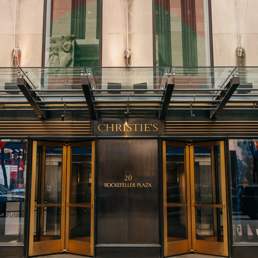 The exterior of Christie's at Rockefeller Center